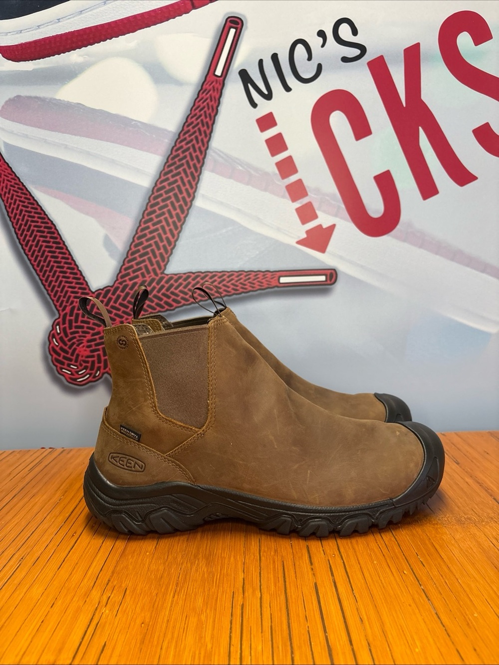 KEEN Anchorage IV Waterproof Boots Brown Men's Size 13 NEW
